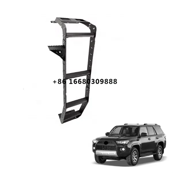 Spedking 2010-2022 4x4 accessories car auto parts steel back door ladder with step for 4runner