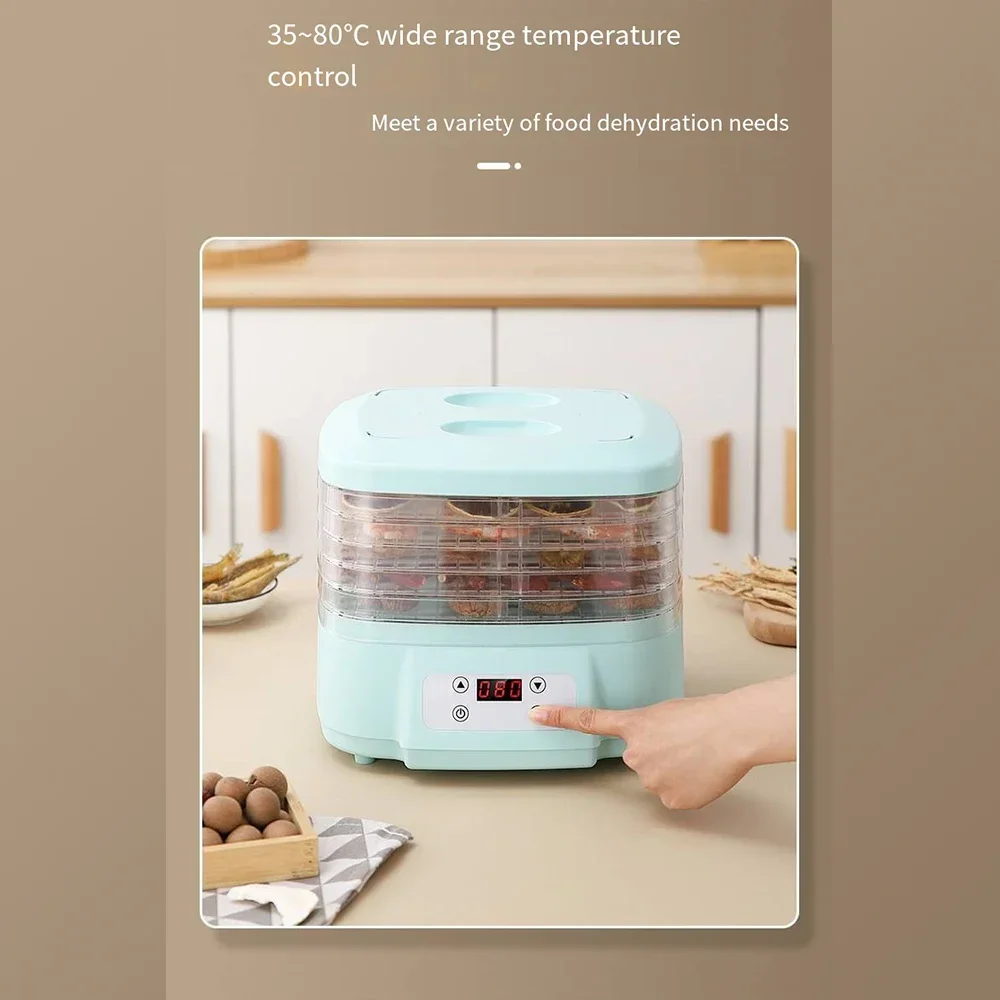 Small Mini Food Dehydrator, Pet Meat Fruit and Vegetable Dryer, Smart Multi-function Large Capacity Dehydrator