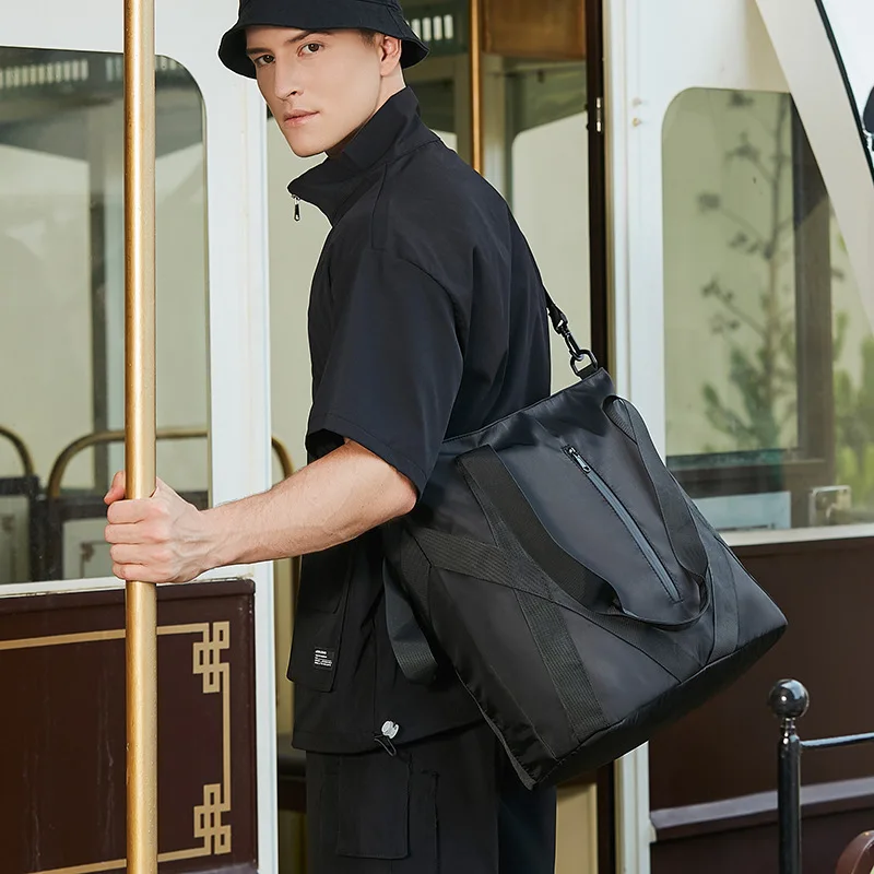Men'S Travel Bag Hand Luggage Bag with Large Capacity Business Travel Bag Crossbody Bag Trendy