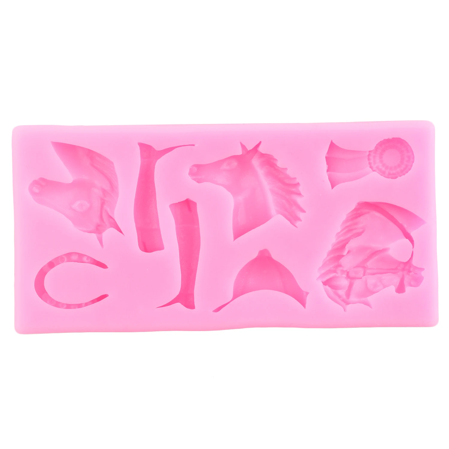 Horse Silicone Mold Horseshoe Fondant Molds Cake Decorating Tools Cowboy Boot Chocolate Gumpaste Mould Candy Resin Clay Moulds