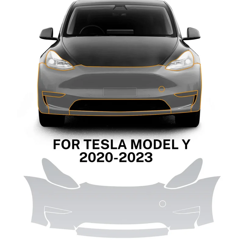 For Tesla Model Y 3 2020-2023 Paint Protection Film Clear Bra PPF Anti Scratch PreCut Car Body Sticker Film Cover 8.5mil