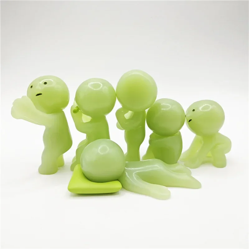 

SMISKI Living Room Series Luminous Elf Glowing Doll Blind Box Exquisite Desktop Decoration Cute Doll Toy Model Surprise Box Gift