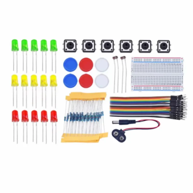 مجموعة المبتدئين لـ UNO R3 اللوح الصغير LED زر سلك توصيل معزز لـ Arduino Diy Kit معمل التعليم المدرسي