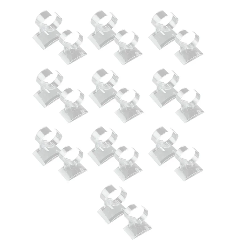 ABLL-20PCS متجر التجزئة البلاستيك الشفاف ساعة مجوهرات عرض موقف حامل الرف عرض