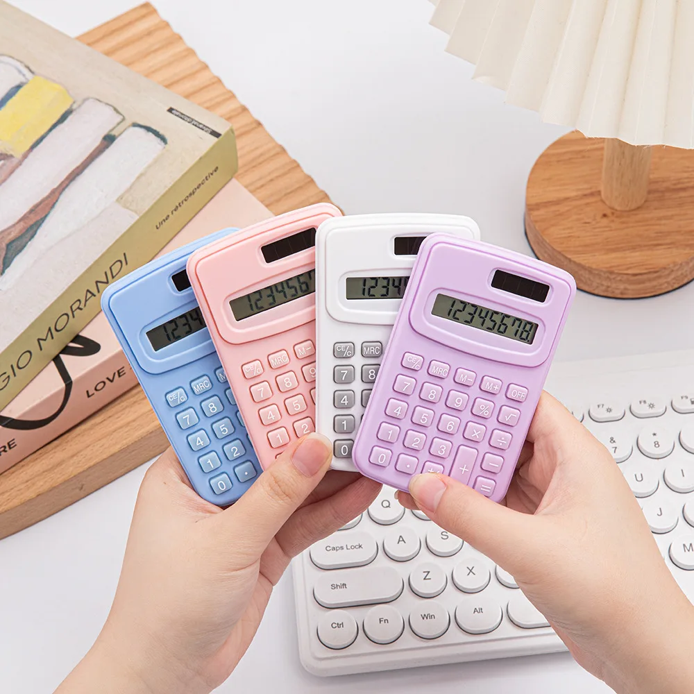 

Simple Mini Calculator Stationery Office Use High Appearance Level Calculator Small Portable Calculator