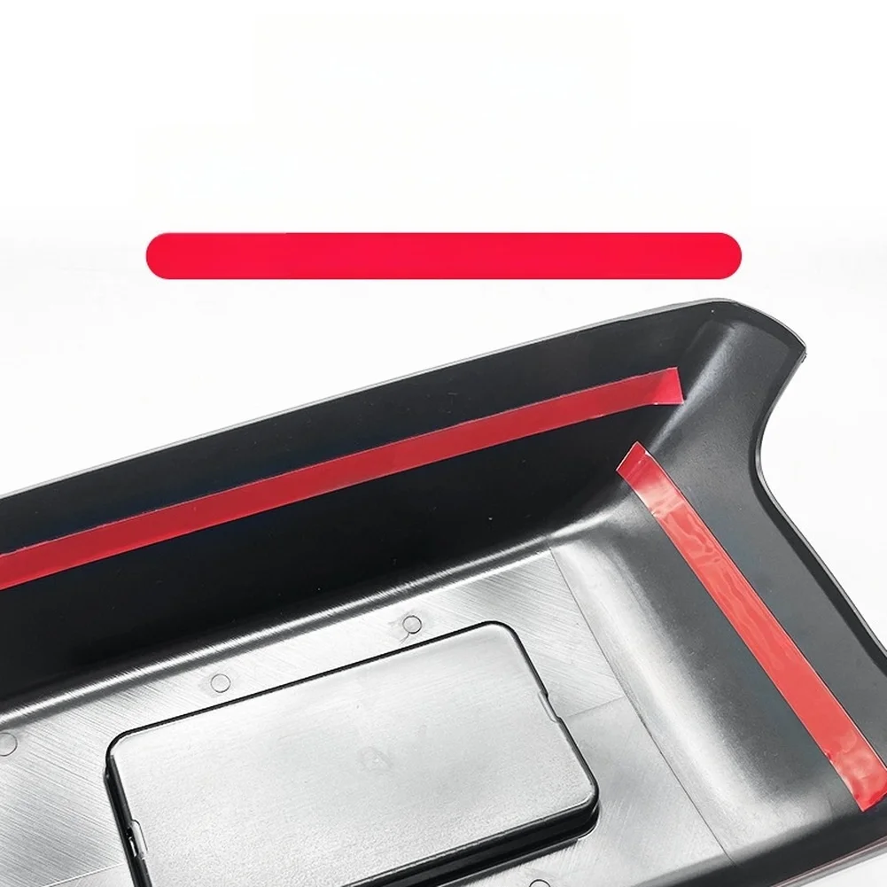 Armrest Box Decal Carbon Fiber Armrest Cover For Car Cabin Refinement Water-transfer Printing Stain-resistant Coating