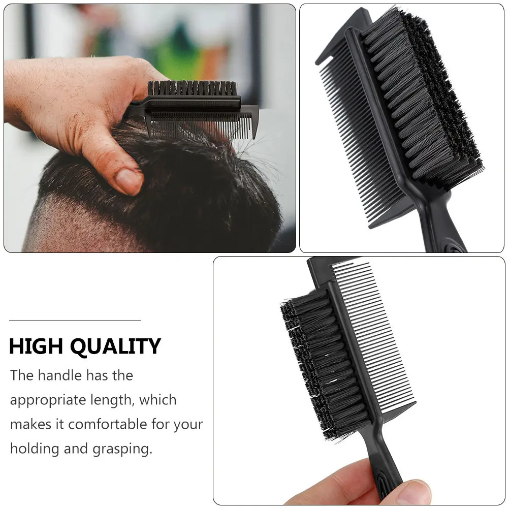 1Pcs Multifunctional Hair Comb with Brush Integrated Design Portable Hairdressing Tool Ergonomic Handle Long-Lasting Material