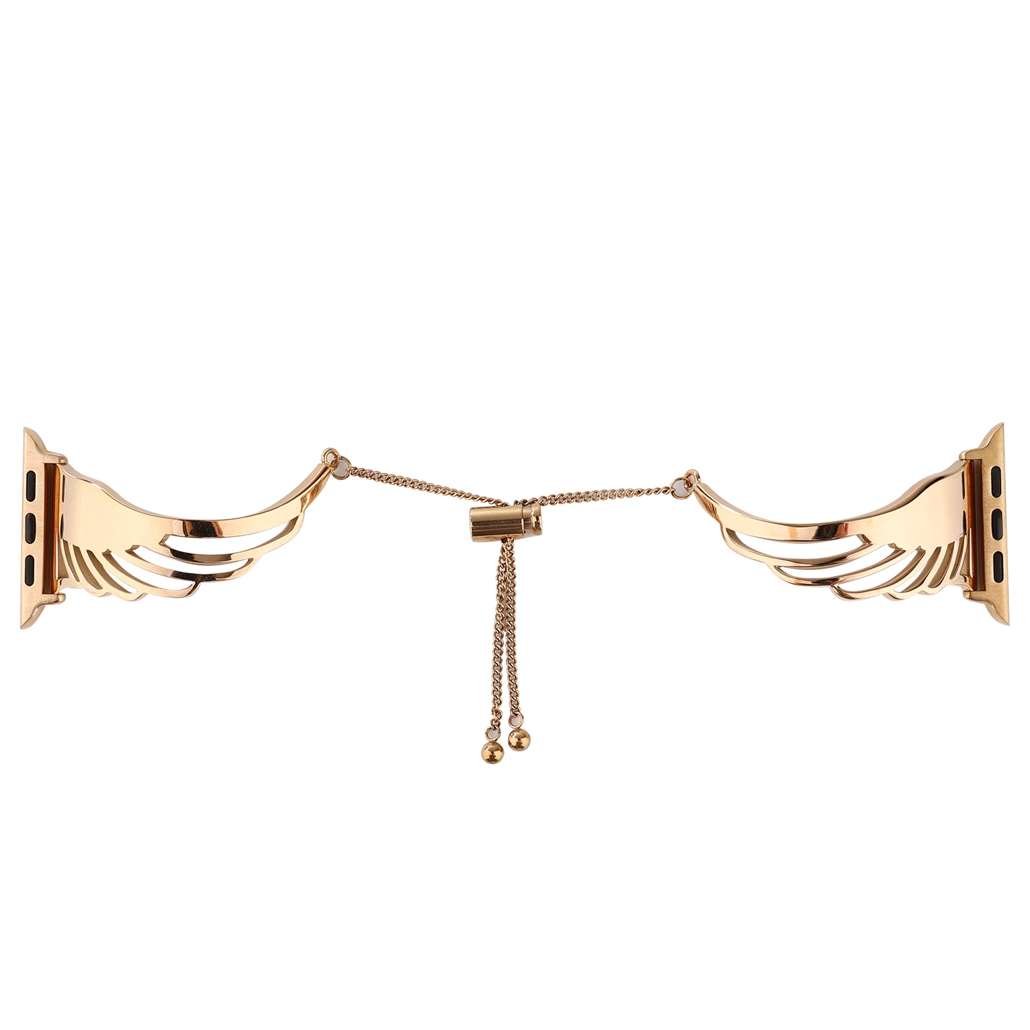 حزام ل سوار ساعة أبل الجناح جوفاء من الفولاذ المقاوم للصدأ الفرقة ل 49mm45mm44mm42mm41mm40mm38mm الصلب حزام ل Iwatch