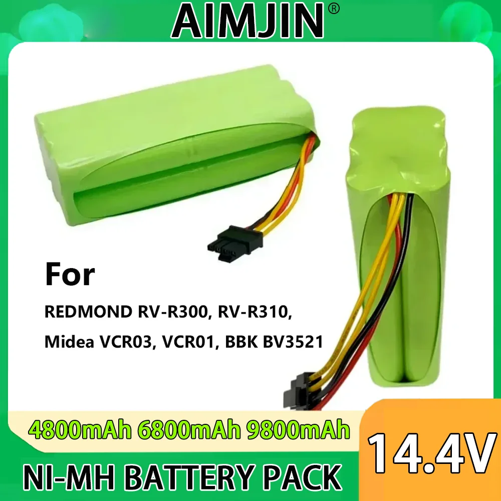 AA Rechargeable Battery Ni-MH 14.4V 2500mAh for Ecovacs Deebot Deepoo X600 ZN605 ZN606 ZN609 Vacuum Cleaner Robot