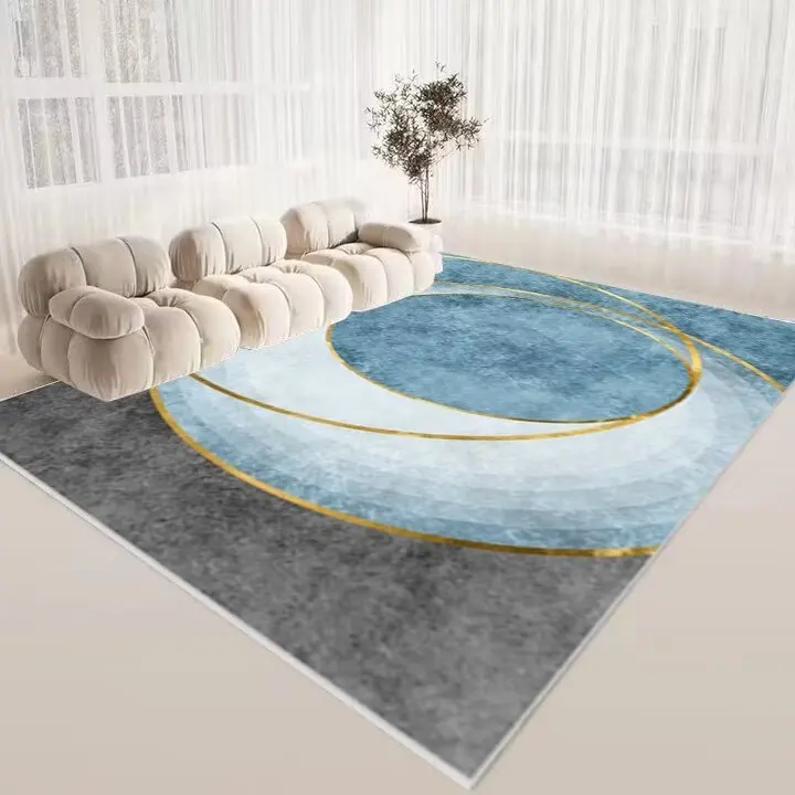 Modern Abstract Carpet Living Room Light Luxury Room Decoration Home Mats Antiskid Easy Cleaning Bedroom Lounge Large Area Rugs