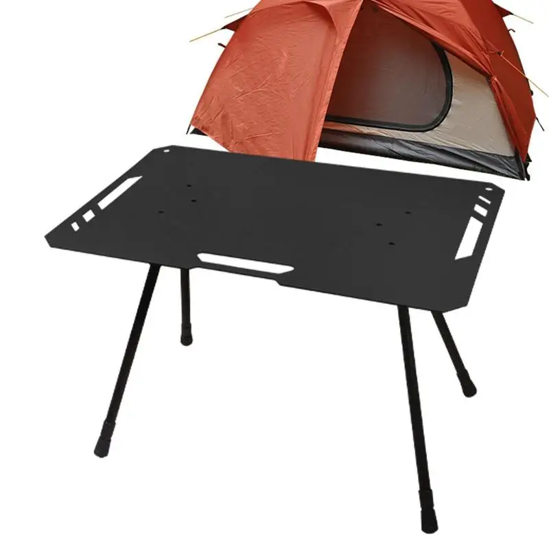 

Folding Camping Table Aluminum Alloy Camping Table Multifunctional Camping Accessories Portable Camping Side Table For Grilling