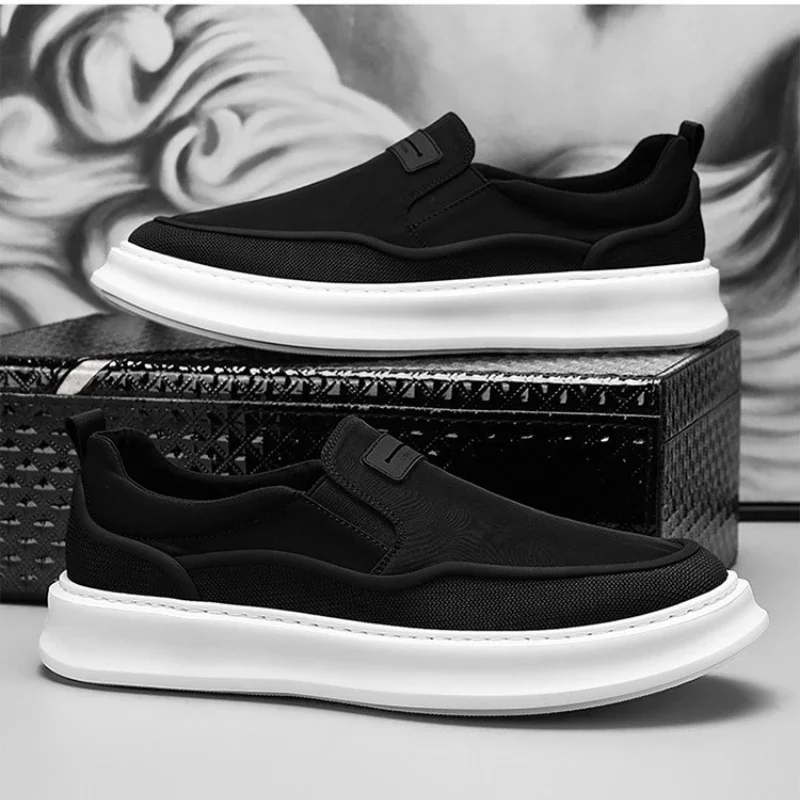 

2025New Men's Shoes Summer Breathable Lightweight Shoes Retro Trendy Versatile Sneaker Casual Low Cut Male Canvas Footwear Tenis