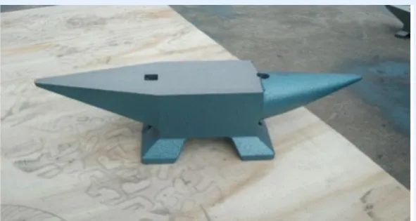 Powder Coated High Precision Cast Steel Metal Cast Steel Anvil, Investment Casting