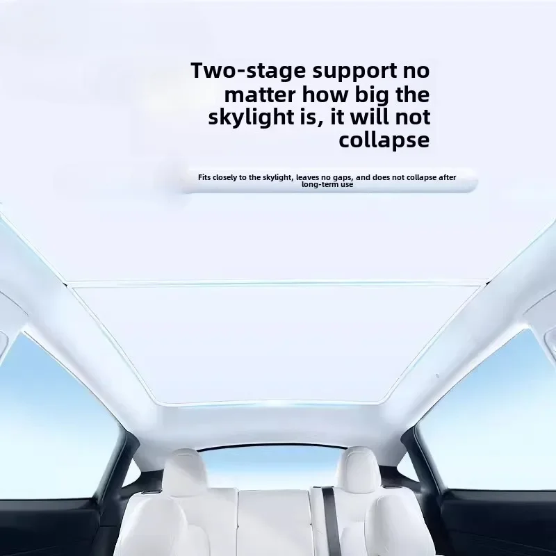 2021-2023 Tesla Model 3/Y Roof Visor - Interior Accessories Sun Protection - UV Blocking, Glare Reducing, Reflective Sunshade