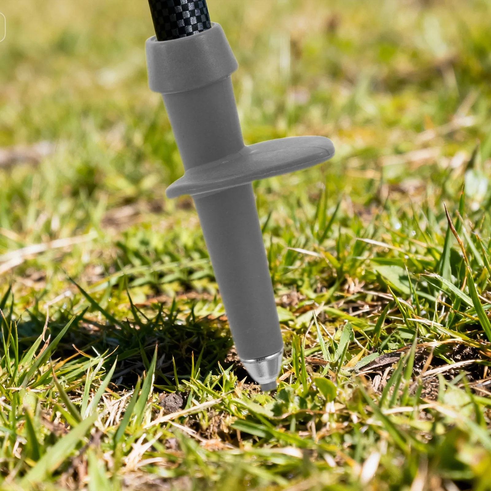 

2Pcs Trekking Pole Tip Covers High-Strength 12Cm Diameter Walking Stick Protector Replacement Tips for Hiking Cane Outdoor Mud