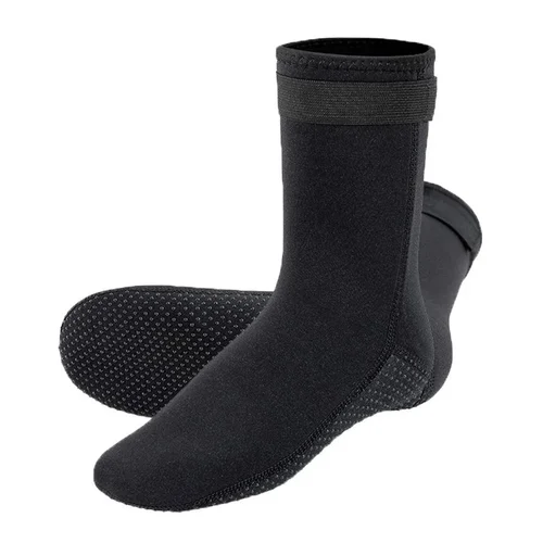 Imagen 2 del producto Calcetines de buceo de neopreno de 3mm antideslizantes para adultos cálidos Patchwork elasticidad traje de neopreno zapatos botas de surf para nadar snorkel
