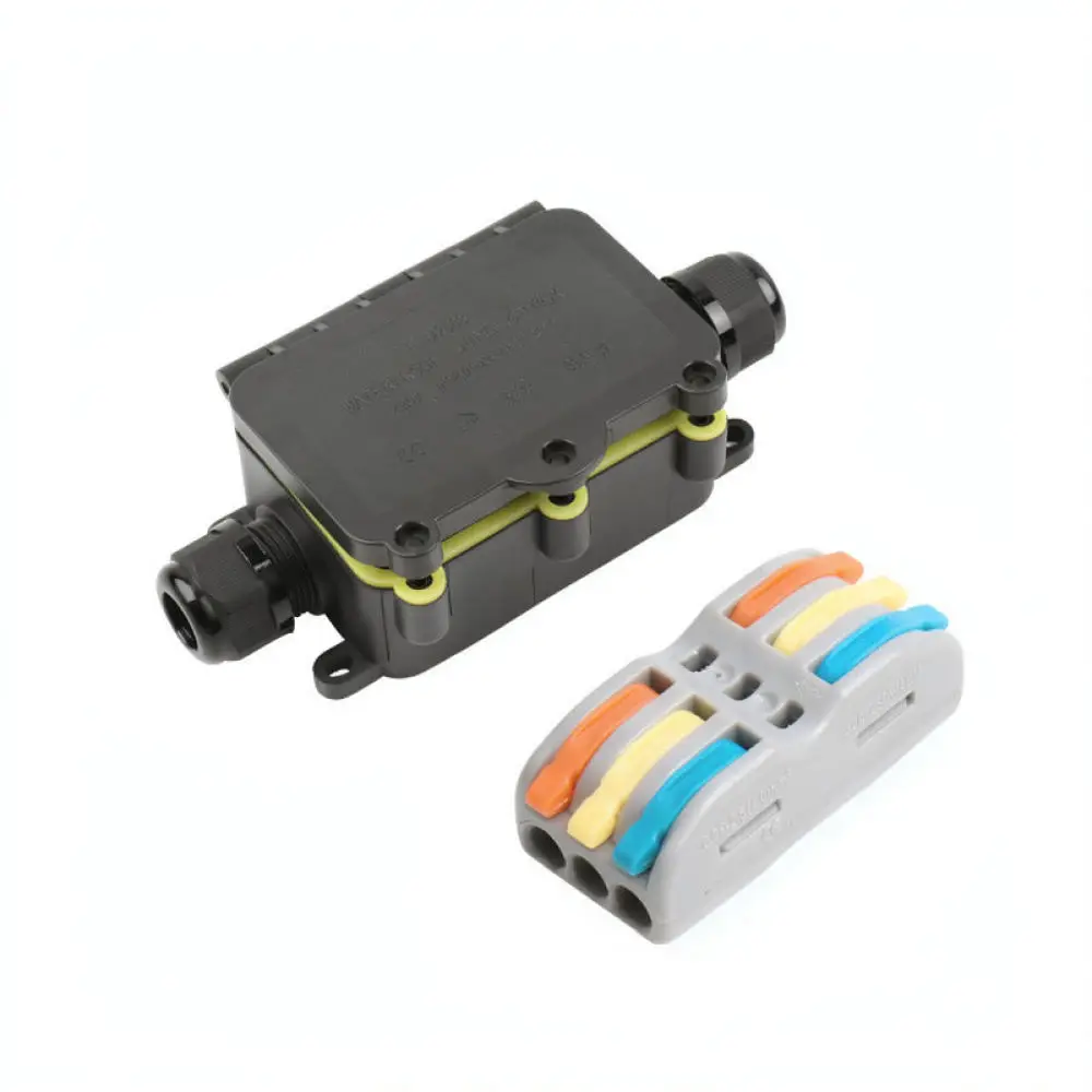 Industrial Electrical Connector Terminal Waterproof Outdoor Cable Quick Junction Adapter Power Coupling Plug Splicing Accessory