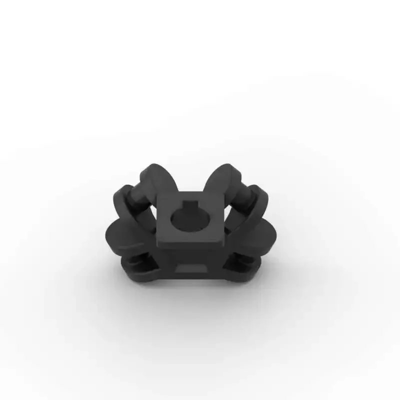 MOC 10PCS 36452 With 4 Angled Bar Handle Body Bricks Neck Bracket Substitutable Building Block Toys Adults Boys Holiday Gifts