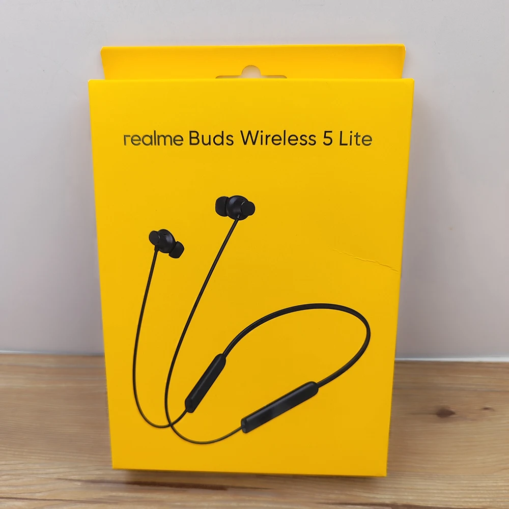 

Беспроводные наушники Realme Buds 5 Lite с гибридным шумоподавлением 50 дБ, IP55, с шейным креплением для Realme 16, 15 Pro, GT 8, 7