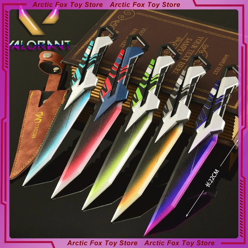 22 センチメートル新 VALORANT ゲームフィギュア周囲金属職人技モデルデスクトップ装飾装飾品男の子クリスマスギフトおもちゃ