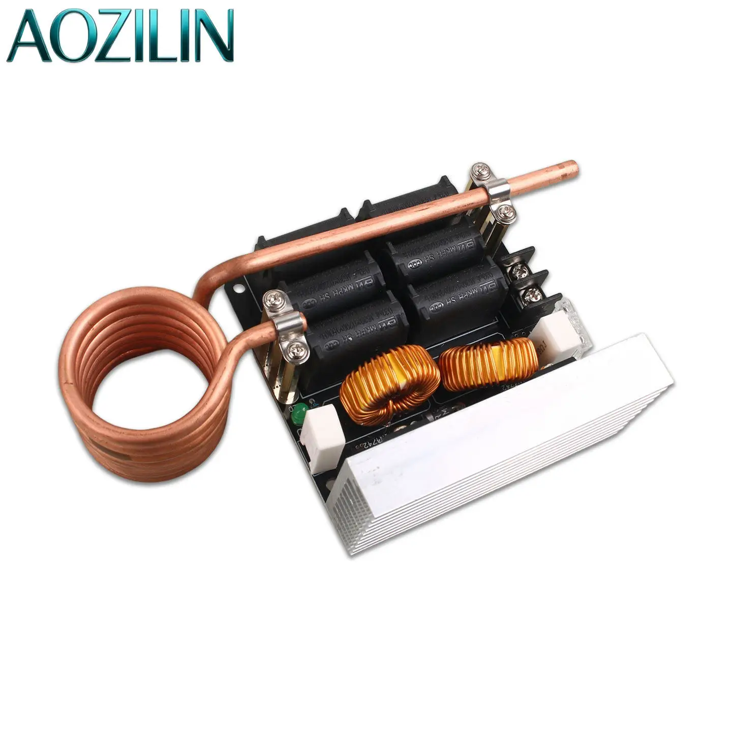 AOZILIN ZVS Induction Heating Driver Board 12V High Frequency Heater Module Kit for Metal Quenching
