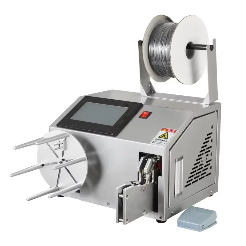 Rongbang Wire Winding & Tying Machine for Packing Fiber Optic Patch Cord