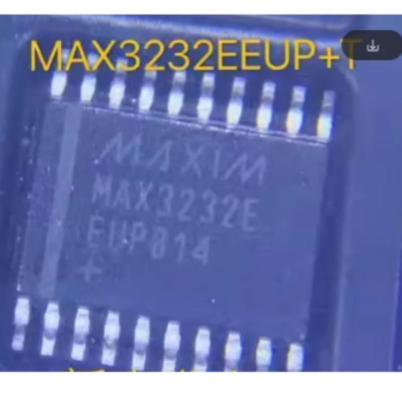 10PCS MAX3232EEUP  RS-232 Transceiver 2Tx/2Rx ±15kV ESD 3.0V-5.5V TSSOP-20 Original New
