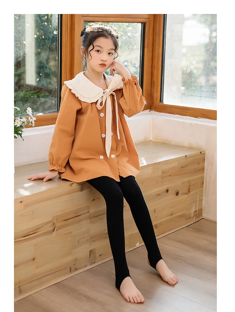 Frühling Herbst Weiche Baumwolle warme Strumpfhosen einfarbig Leggings infant Mädchen Ballett Tanz Strümpfe Anti-pilling baby kinder strumpfhosen – Detail 16