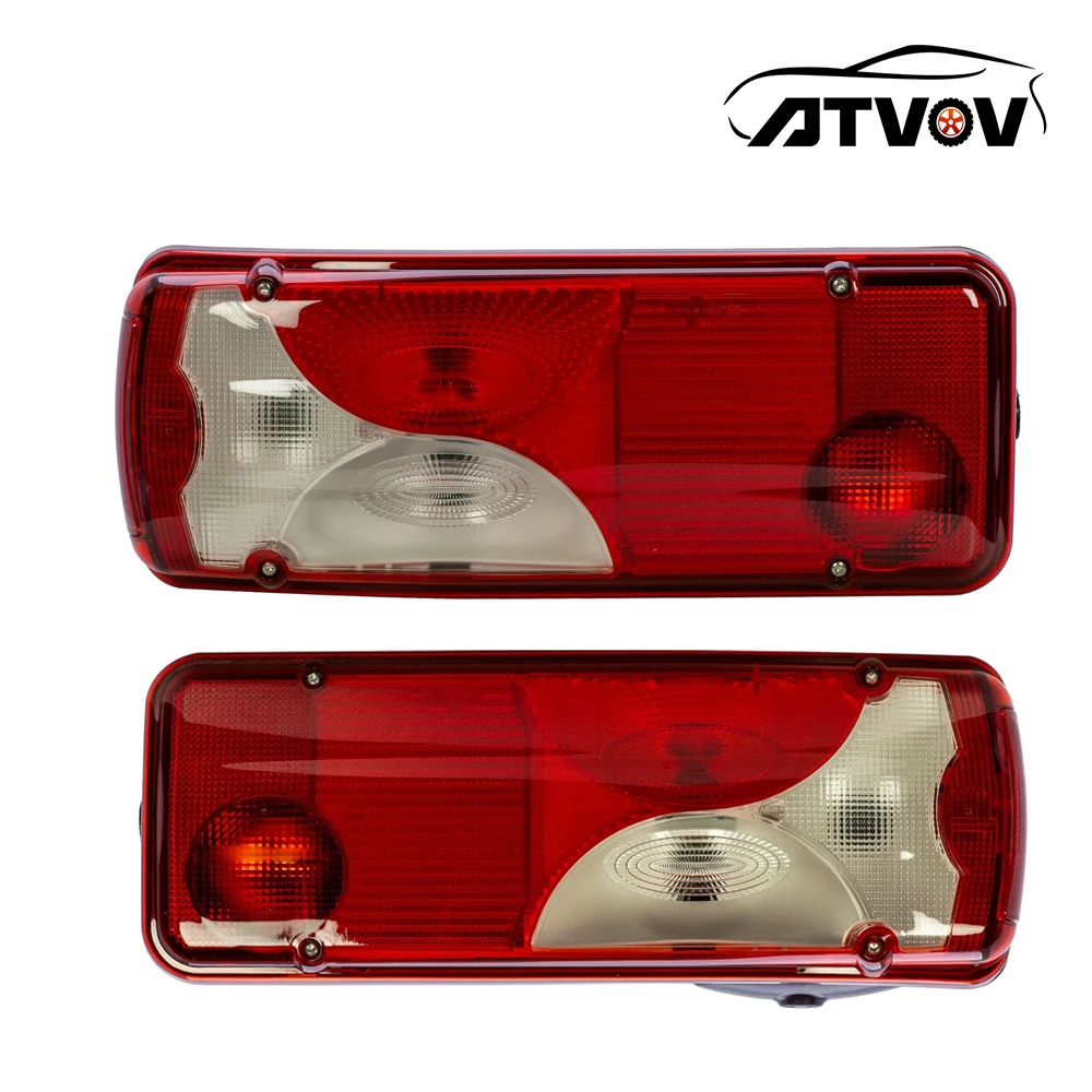ATVOV 24V Left / Right LED Rear Tail Light Trailer Truck 81252256549 81252256544 For MAN TGA TGX TGS TGL TGM Scania G P R S L T