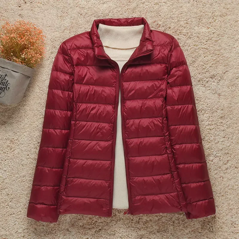 Duck Down Jacket Women Ultra Light Down Jacket All Season Feather Jacket Plus Women Overcoat Windbreaker Coats Down Coats