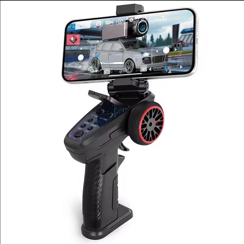 WLtoys RC-auto's 1:64 Mini 6406 6406C HD-cameratauto 120 °   Groothoek 2.4G mobiele APP 720P Dual Control Mini Car Desktop-speelgoed
