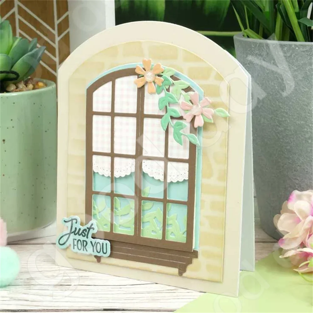 Exquisite picture frame indoor garden metal cutting dies for DIY scrapbook greeting card album decoration handmade embossing