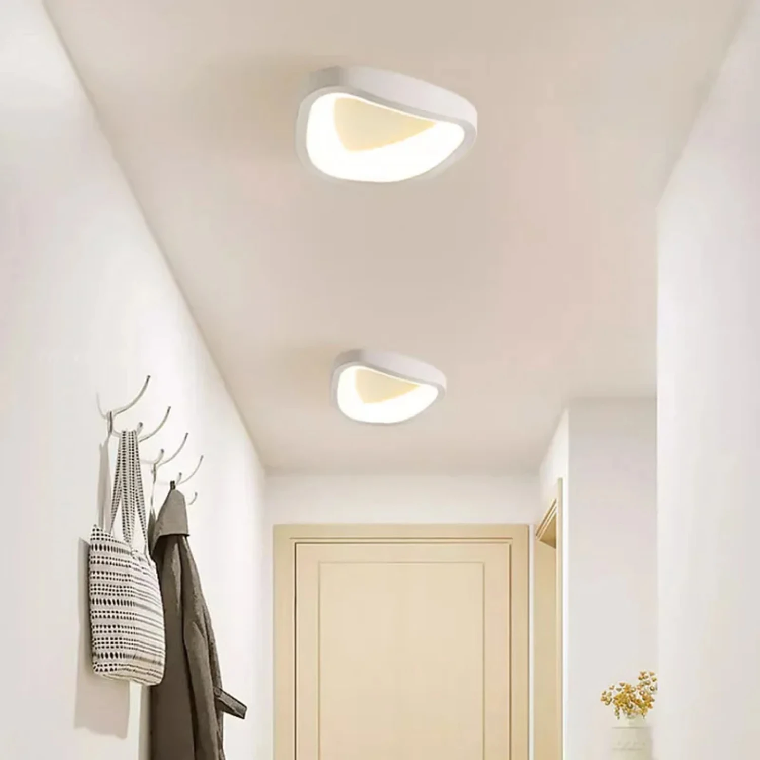 Nieuwe Noordse Plafondlamp Woonkamer Eetkamer Slaapkamer Gangpad Garderobe Balkon Plafond Kroonluchter Indoor Decor Verlichtingsarmaturen