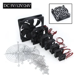 DC Brushless Cooling Fan 6025/8025/9225/12025/3007/4010 30MM/40MM/50MM/60MM DC 5V 12V 24V Cooler PC Laptop Computer Case Fans