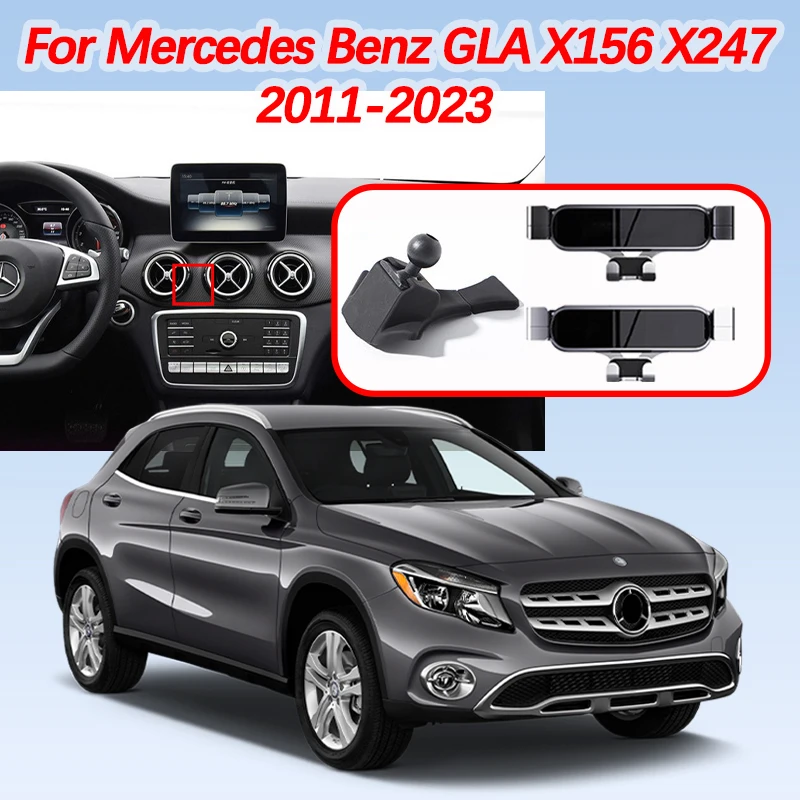 

Автомобильный держатель телефона для Mercedes Benz GLA X156 X247 2011-2018 2019 2020 2021 2022 2023 навигационный кронштейн автомобильные аксессуары