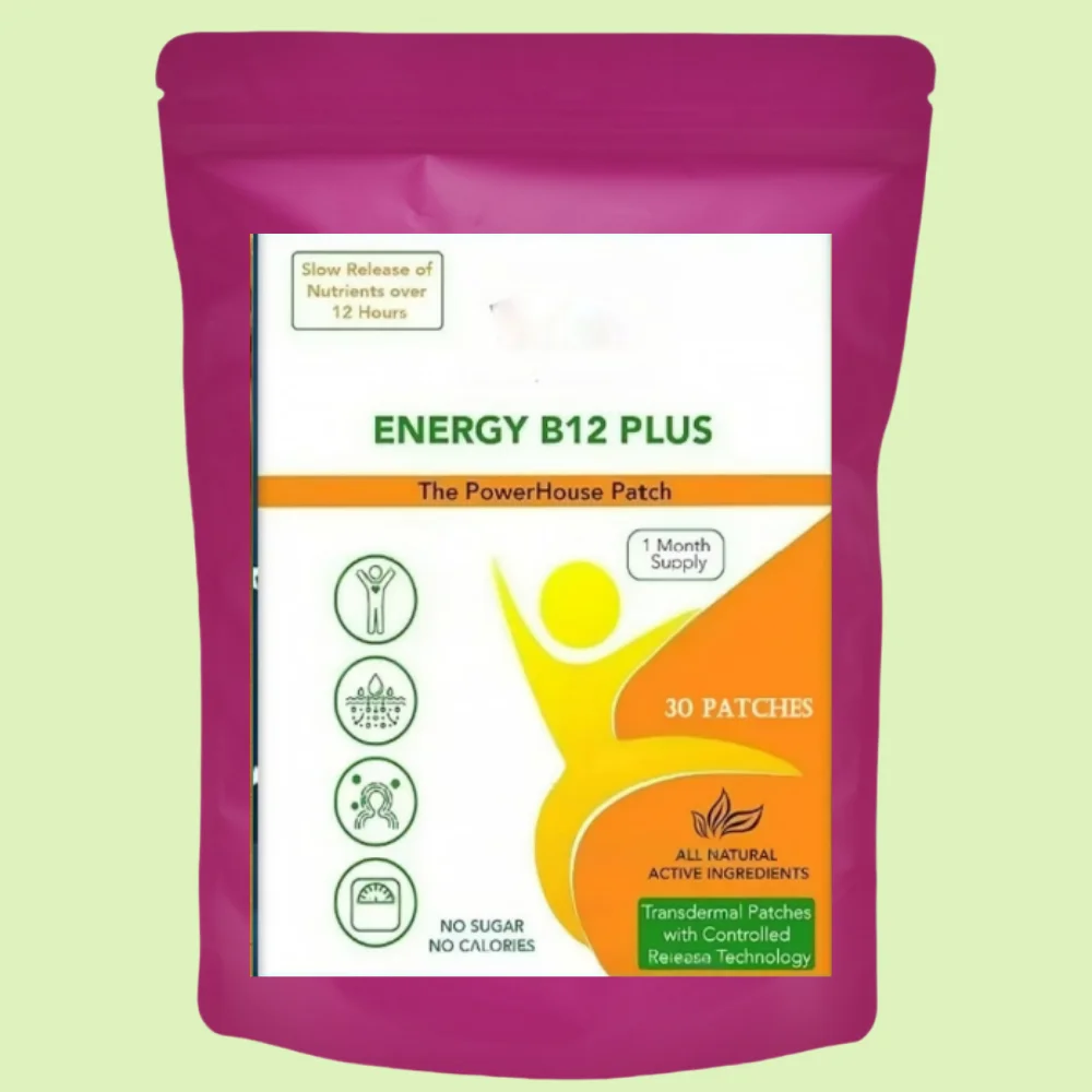 30 Patches B12 Patch Transdermal Patches Daily B12 Patches, Self-adhesive Natural Blend Patches