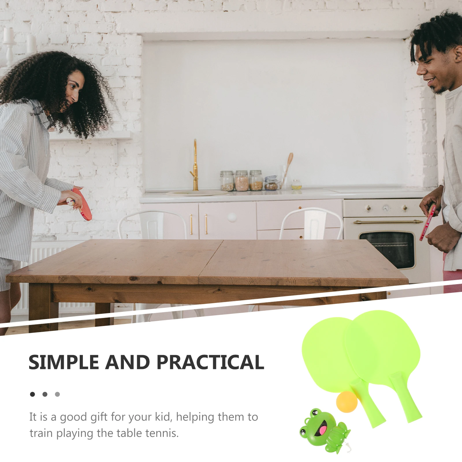 

1 комплект, тренажер для настольного тенниса, подвесной комплект для тренировок в помещении, детское тренировочное оборудование, прочный набор из АБС-пластика для настольного тенниса, домашние детские игрушки