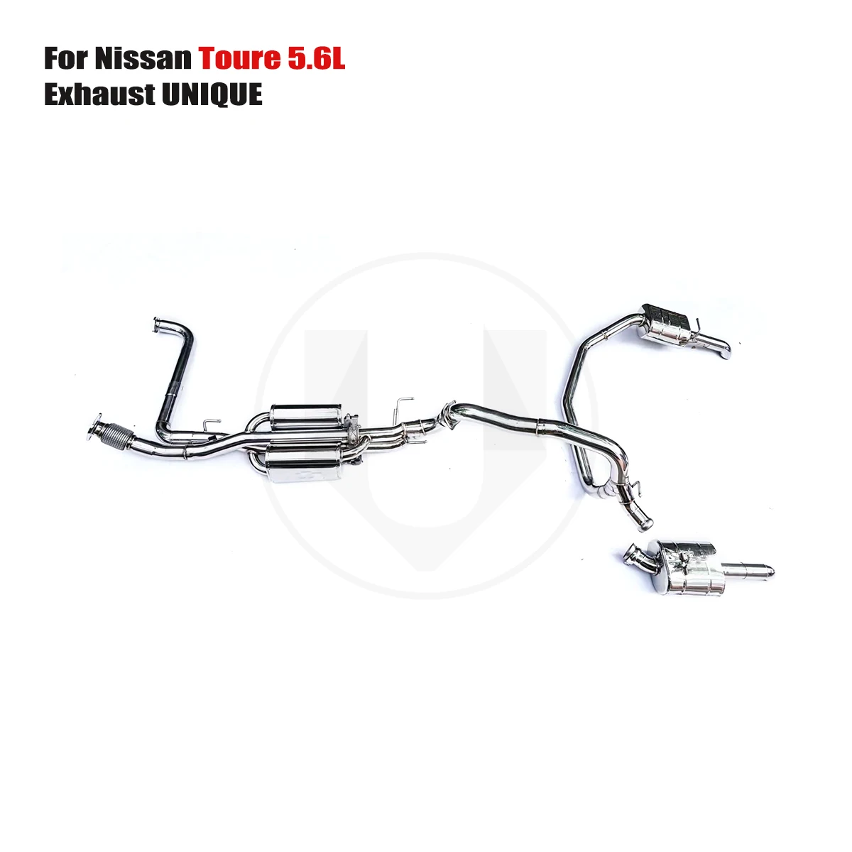 UNIQUE For 2012-2023 Nissan Patrol 5.6L performance valve exhaust system ss304 exhaust muffler