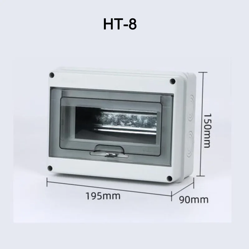 HT-8 12 15 18 way mcb distribution box waterproof IP65 indoor outdoor junction box