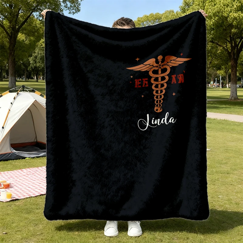 Correctional Nurse Flannel Blanket, Correctional Nurse Flannel Throw