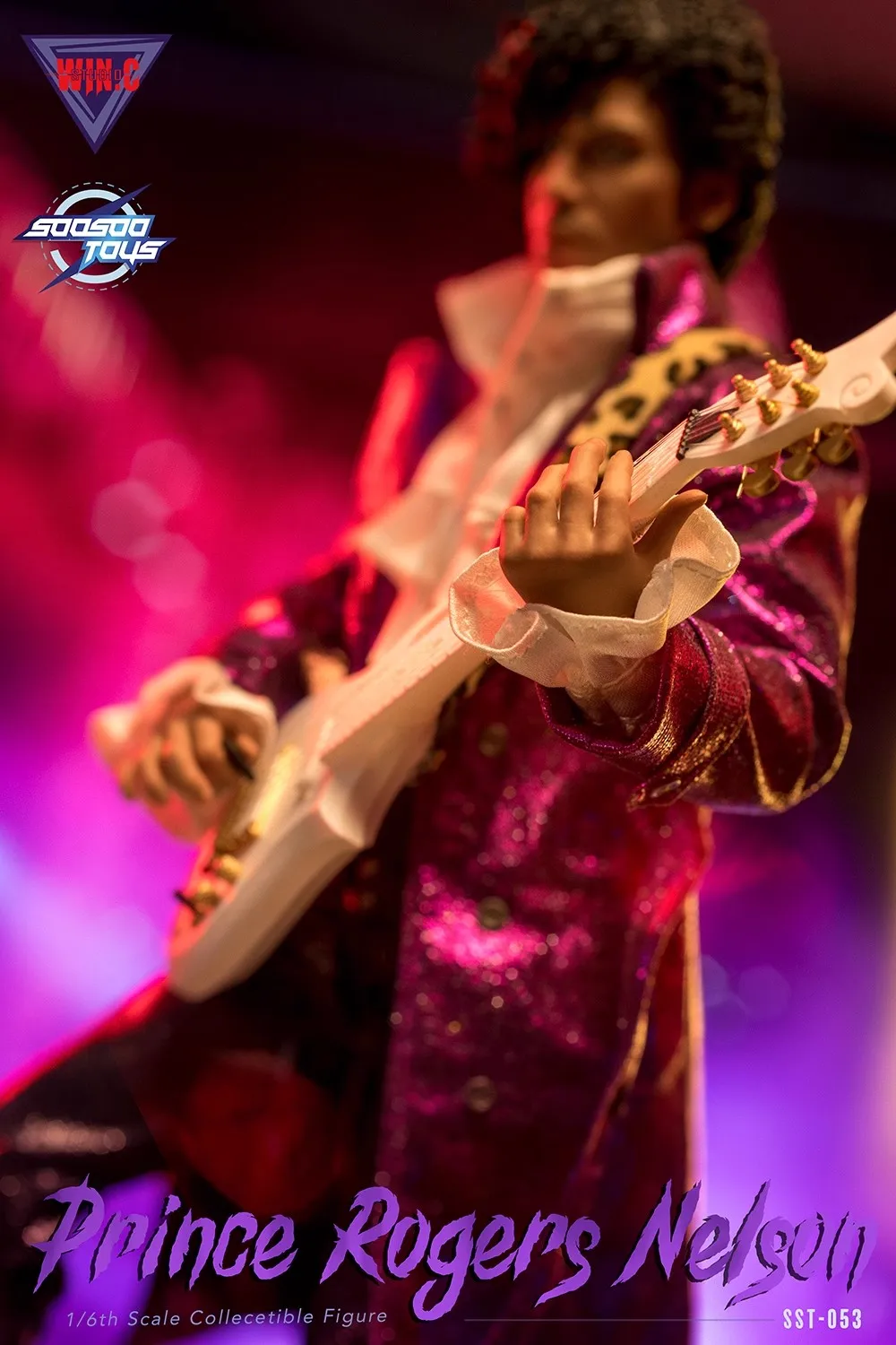 1/6 Soosootoys SST053 Handsome Guy Man Singer Prince with Guitar Platform Concert Full Set Moveable Action Figure Gift For Fans
