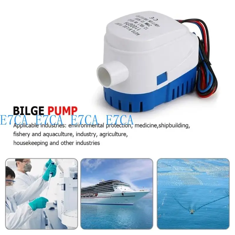 

E7CA Автоматический морской погружение водяного насоса Высокоэффективность 24V 1100 Грх / в час.
