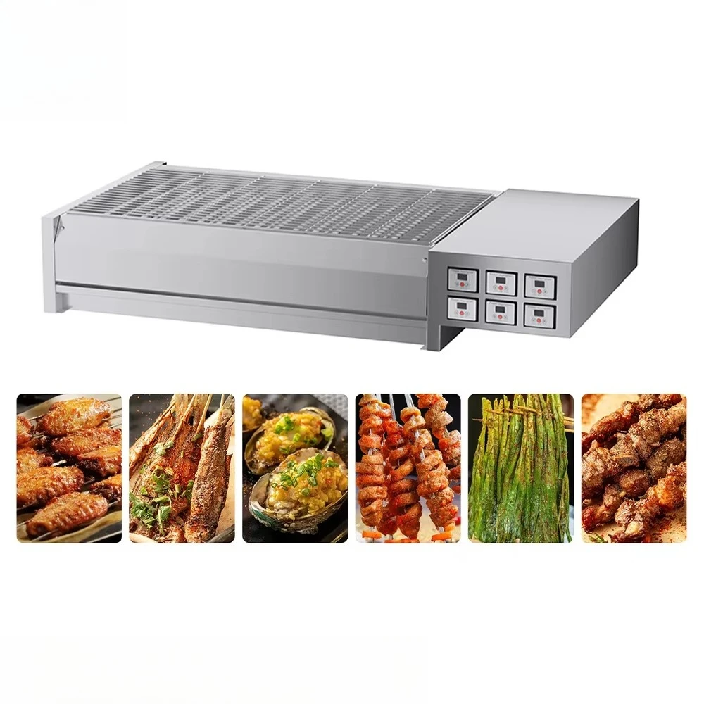 Portable Electric BBQ Grills for Outdoor Camping Picnics and Snack Barbecues for