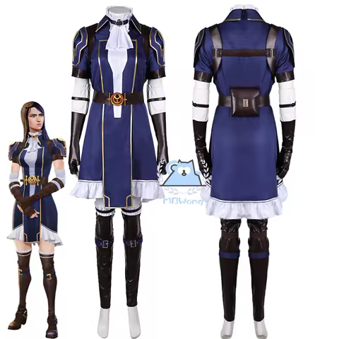 Anime Arcane Caitlyn Kiramman Cosplay Costume Caitlyn Cosplay Enforcer Outfit Cupcake Cait Sprout For Halloween Party Carnival