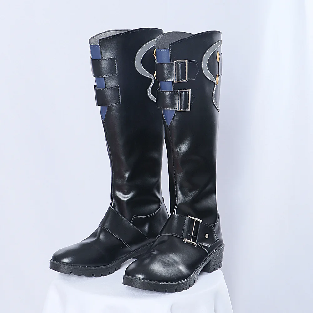 IN STOCK Game Honkai Star Rail Jiaoqiu Cosplay Shoes Boots Fei Xiao Cosplay Pu Leather Shoes Halloween Party Prop