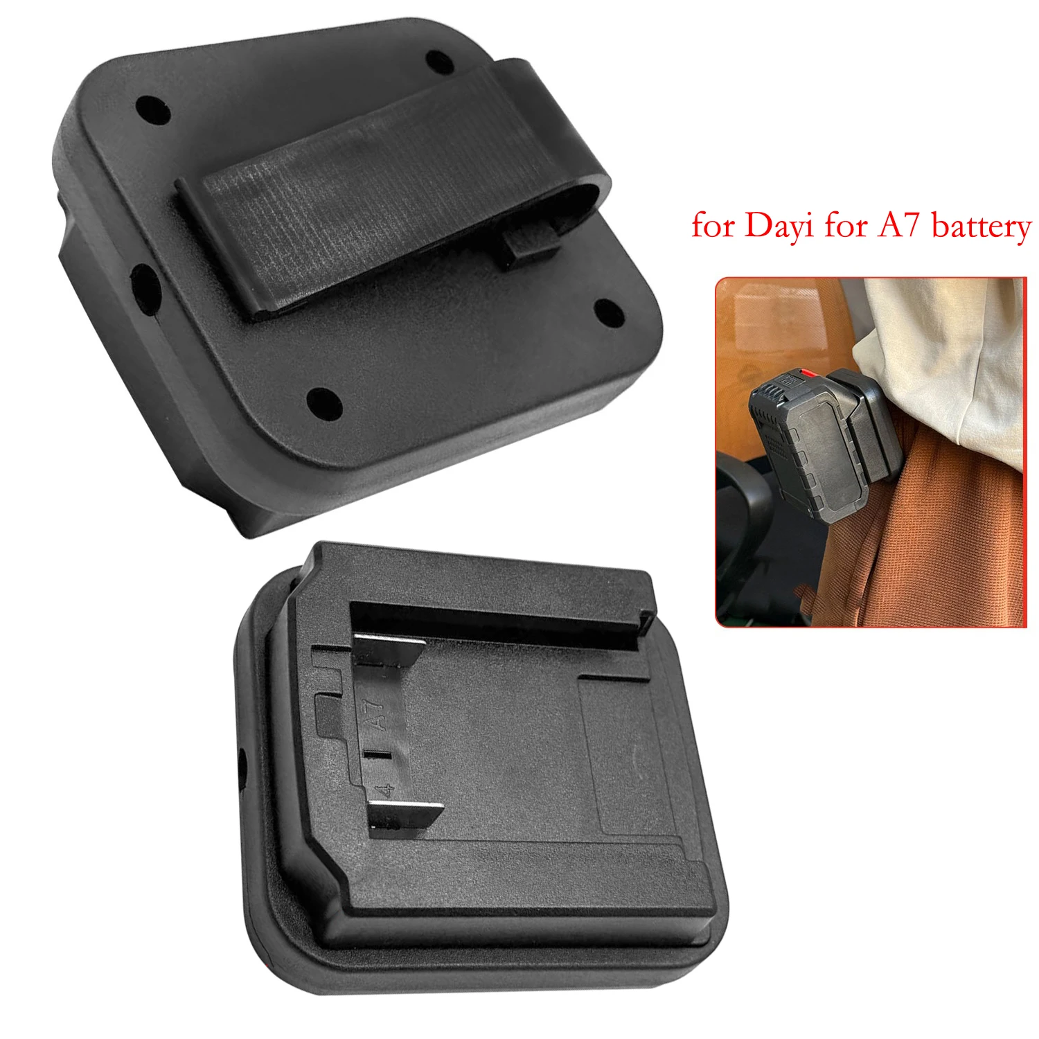 

For Dayi A7 For Lithium Battery Battery Holder Battery Adapter Battery Replacement Approx 70x82mm Exquisite Appearance