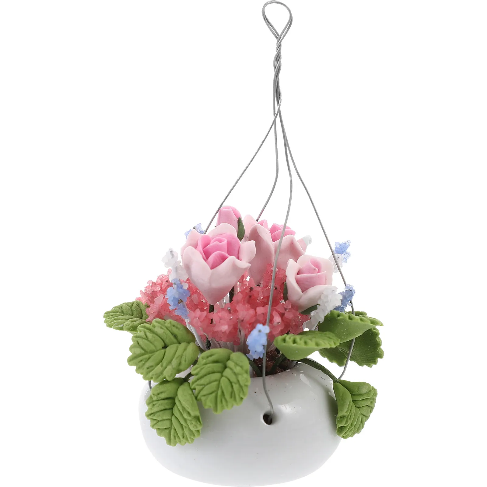 

1 шт. Премиум-роза в масштабе 1:12 для кукольного домика, миниатюрный декор для дома, легкий, из безопасного материала, для миниатюрного домика/сада