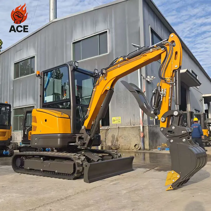 Мини-экскаватор Kubota 3,5 тонны, индивидуальный мини-экскаватор, 3-тонный полный гидравлический мини-экскаватор 3,5 тонны с кабиной переменного тока