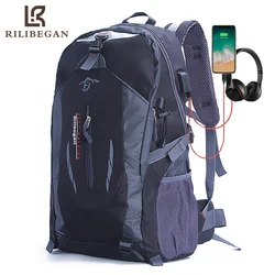 Mochilas de viagem impermeáveis para homens e mulheres, sacos de nylon de qualidade, escalada, caminhadas, esporte ao ar livre