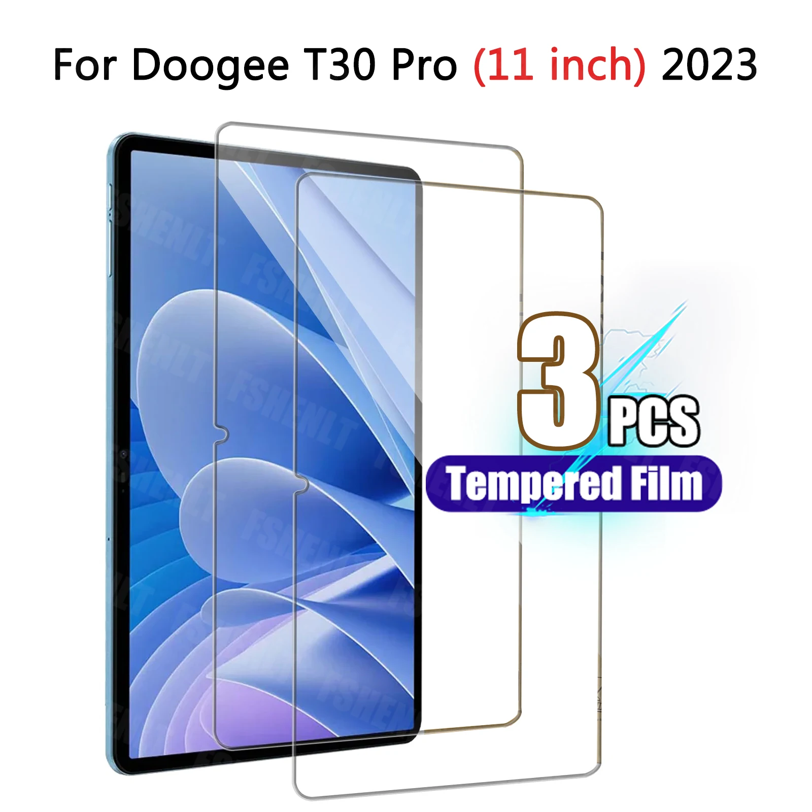 ฟิล์มป้องกันหน้าจอสำหรับ T30 Doogee Pro แท็บเล็ตขนาด11นิ้วกันรอยขีดข่วนความแข็ง9ชั่วโมงฟิล์มกระจกนิรภัยสำหรับ T30 Doogee Pro 11 "2023